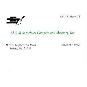 M & M Associates Concrete And Masonry LLC