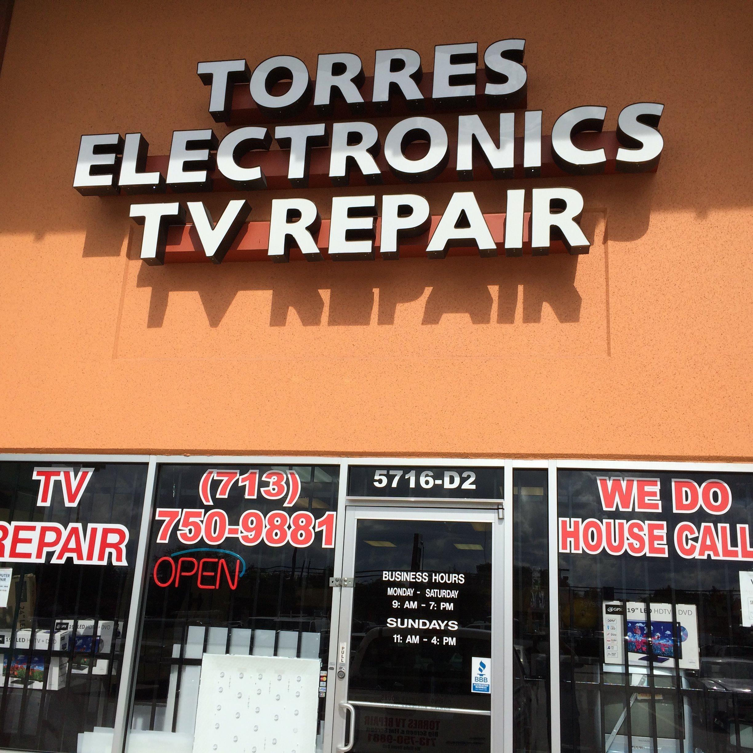 TORRES ELECTRONICS TV REPAIR AND PARTS