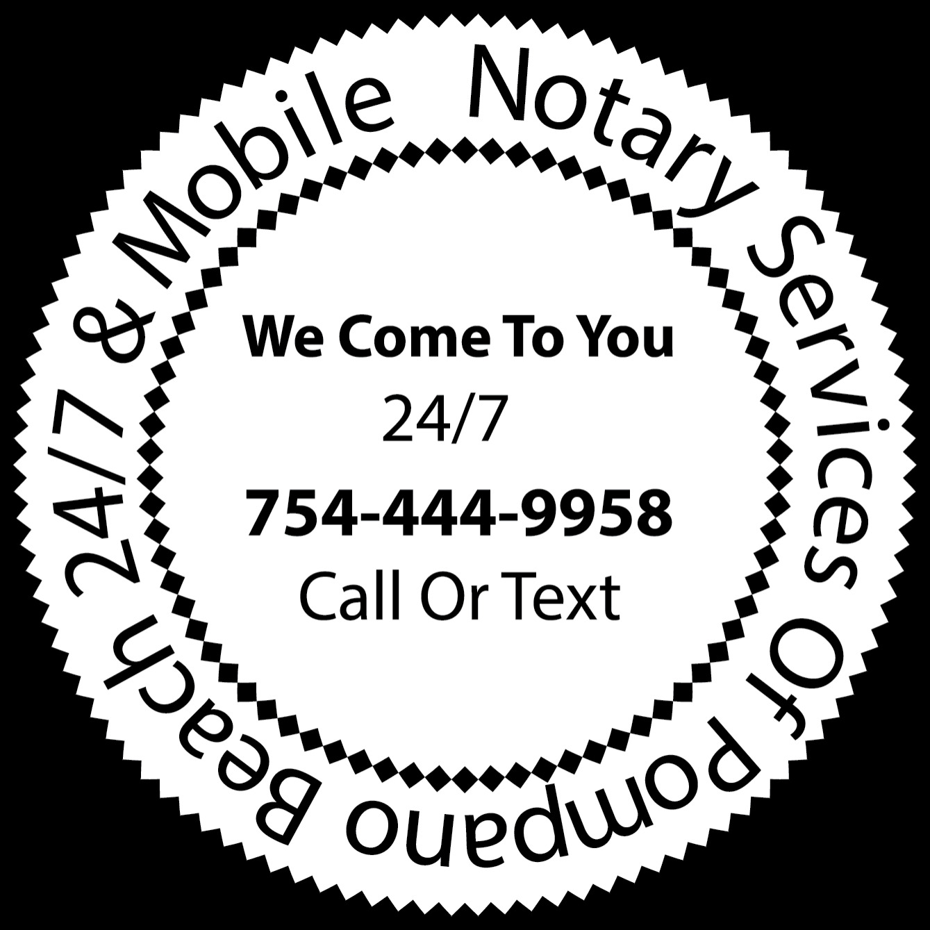 Notary Services of Pompano Beach 24/7 & Mobile