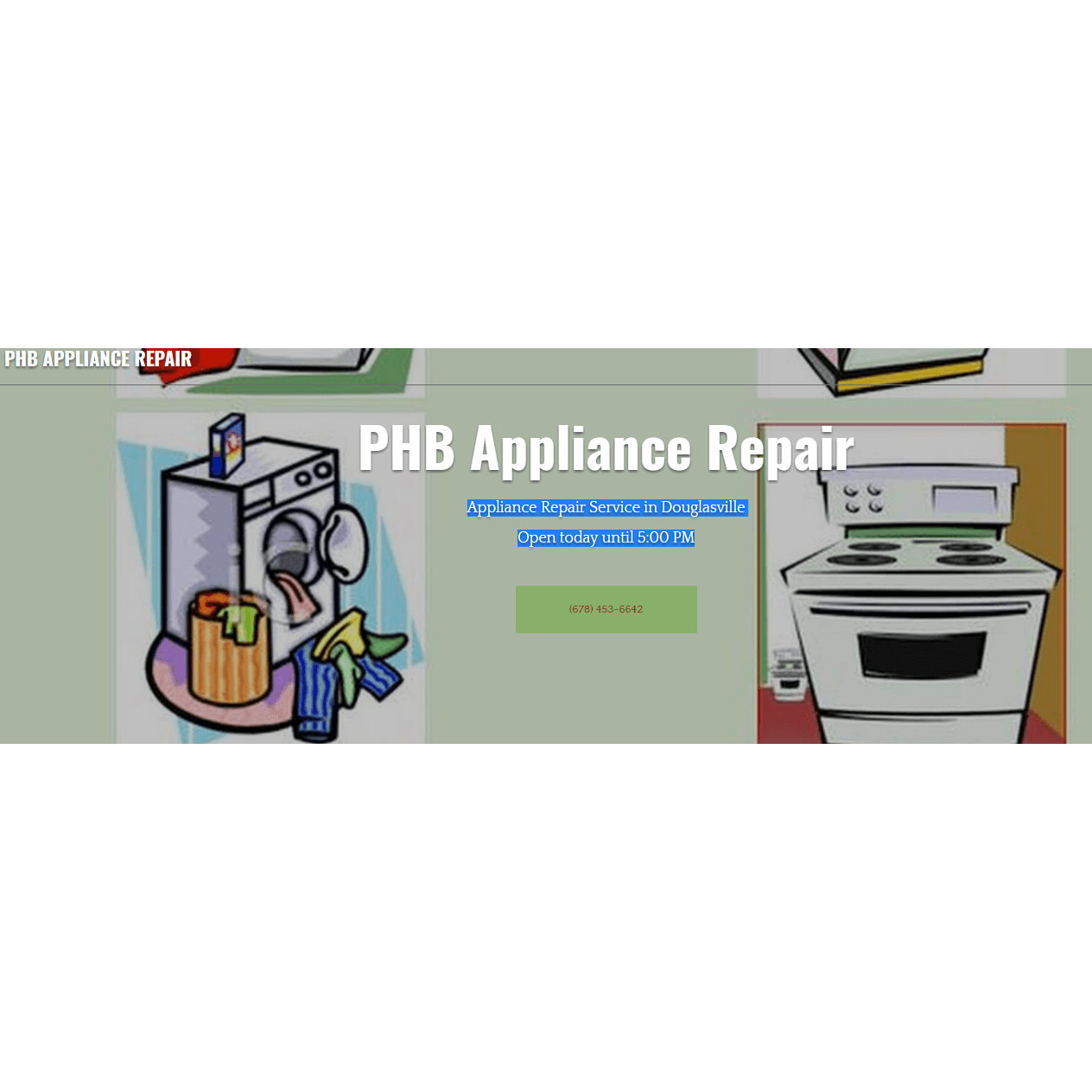 P.H.B Appliance Repair LLC