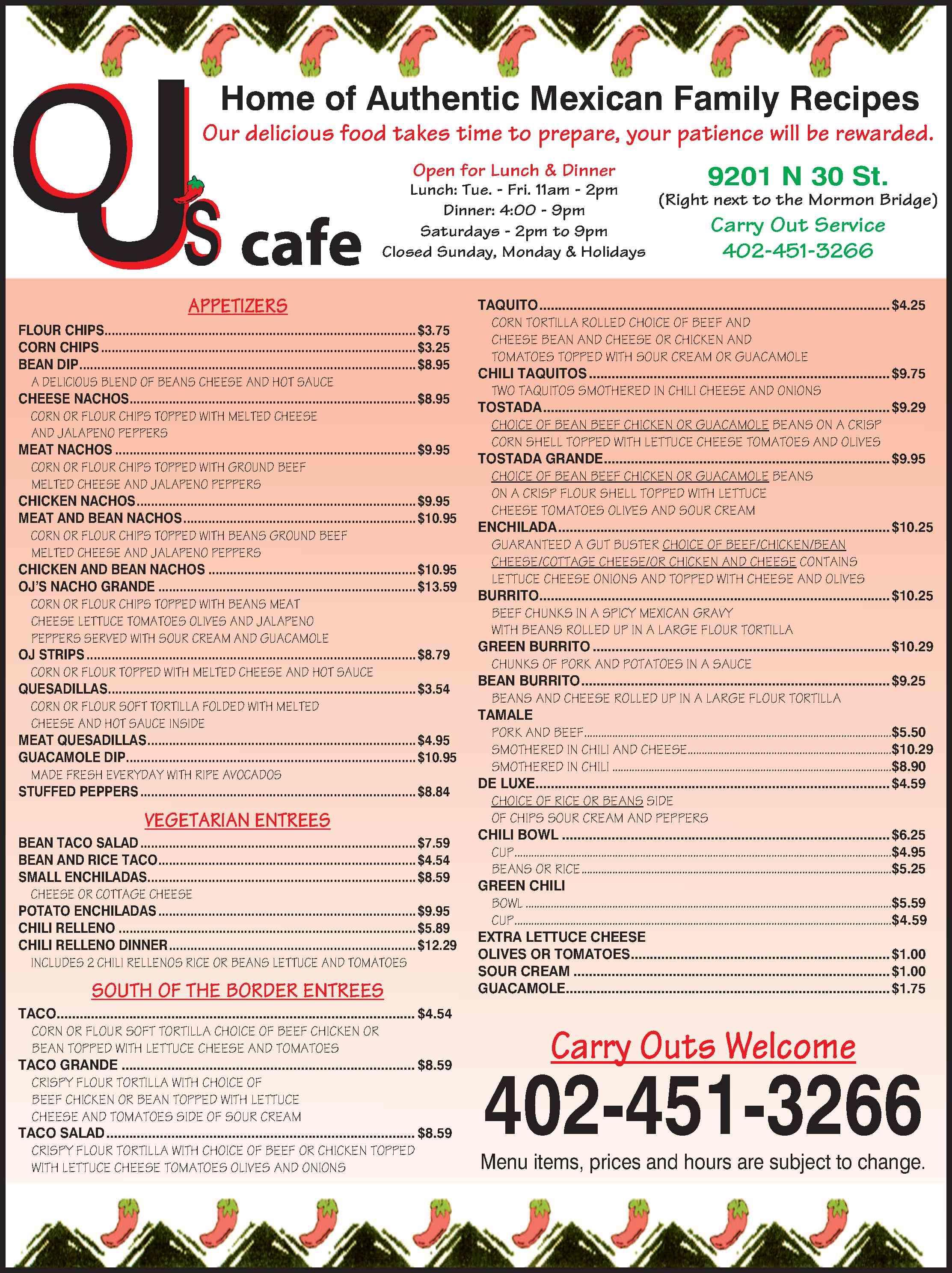 O J's Cafe