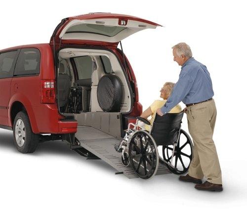 Rear entry wheelchair accessible van