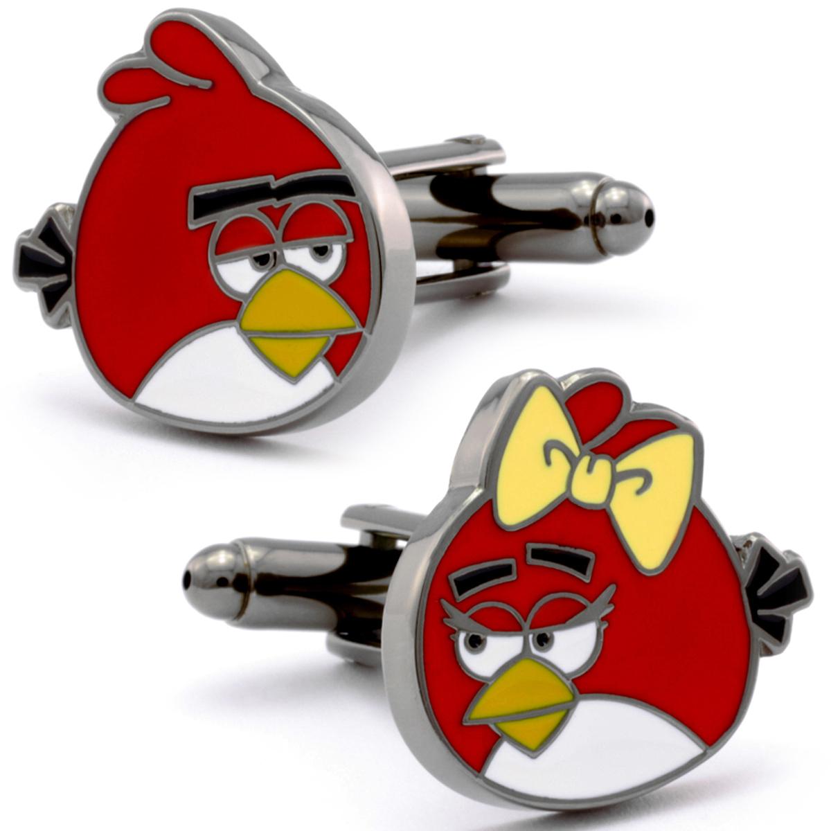 Mr Angry Bird Cufflinks