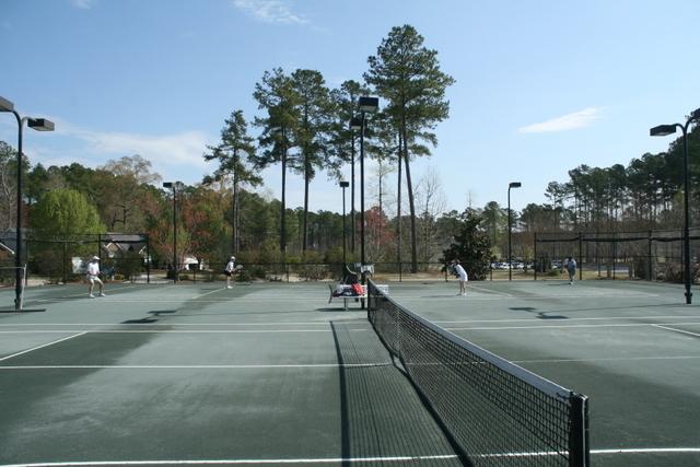 Lighted Tennis Courts