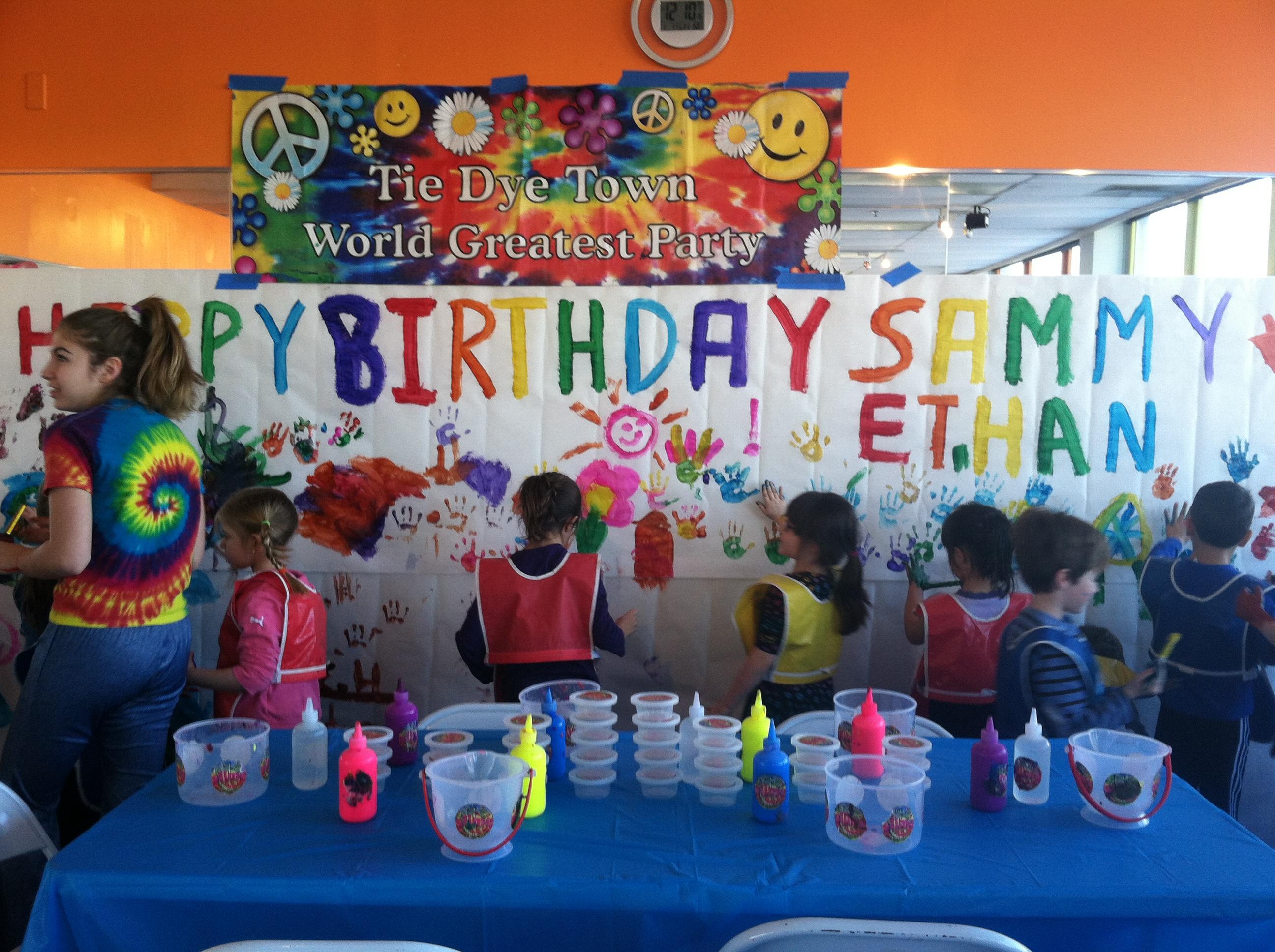 Tie Dye Town Kids Birthday Parties NJ