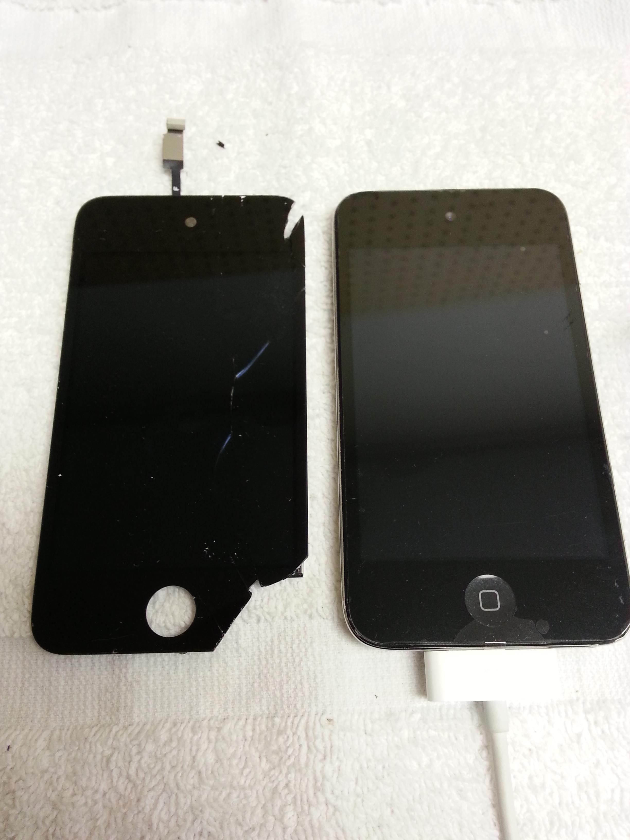 Ipod 4g Front Glass Repair