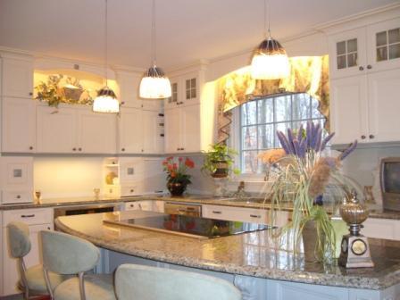 Kitchen Remodeling, White Kitchen Cabinets, Fairfax Station, VA