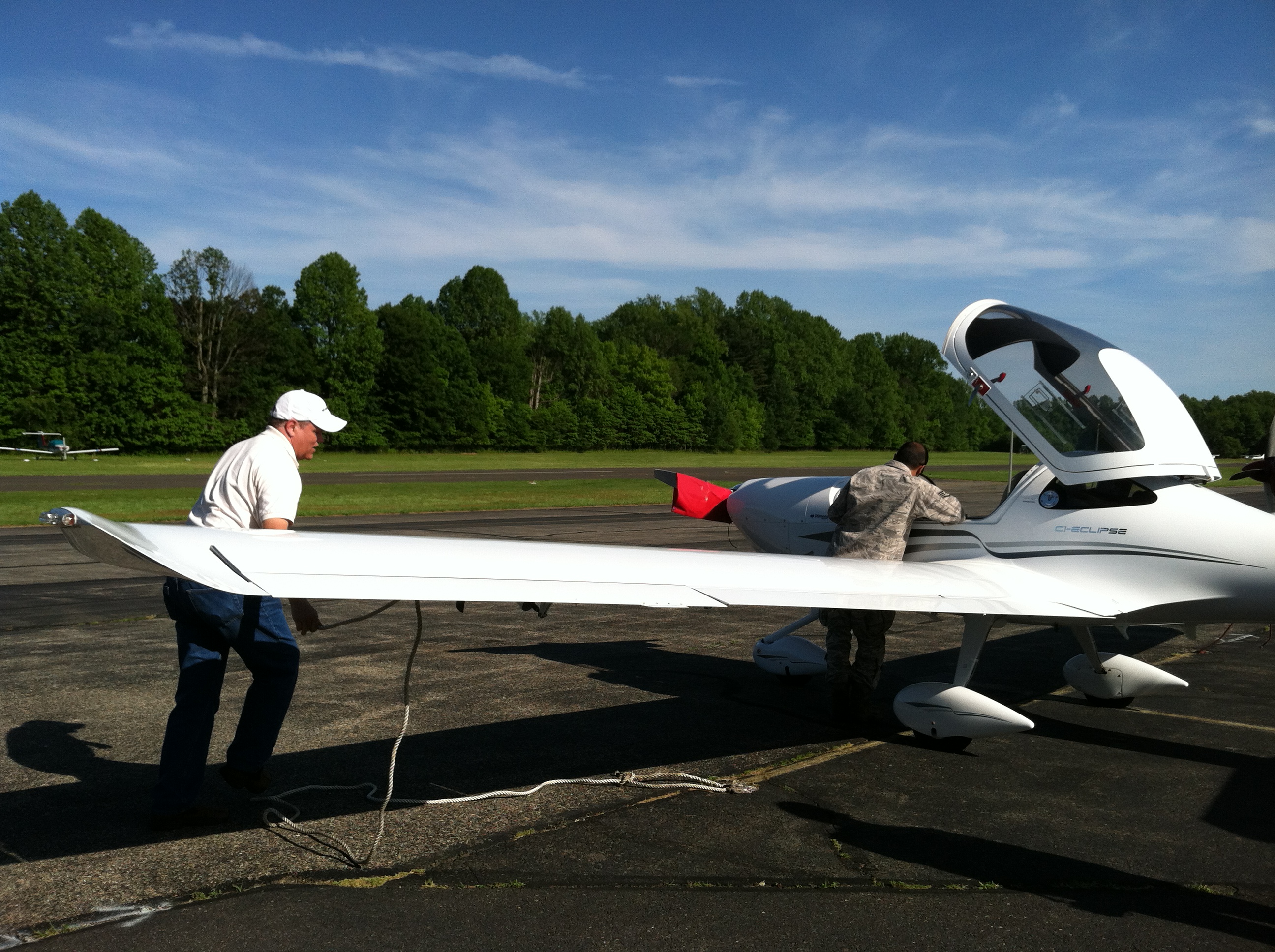 Preflighting the Aircraft before flight