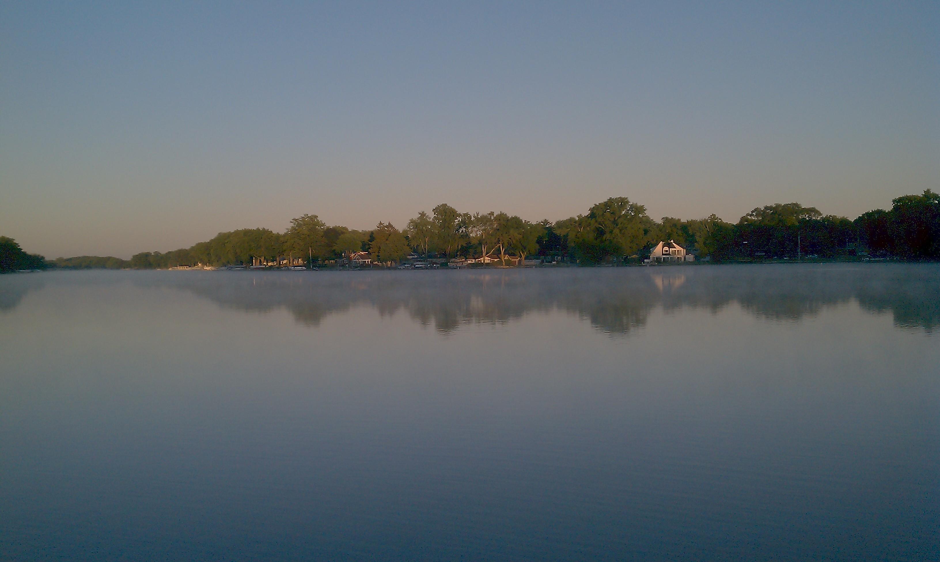 The beautiful Fox River at dawn