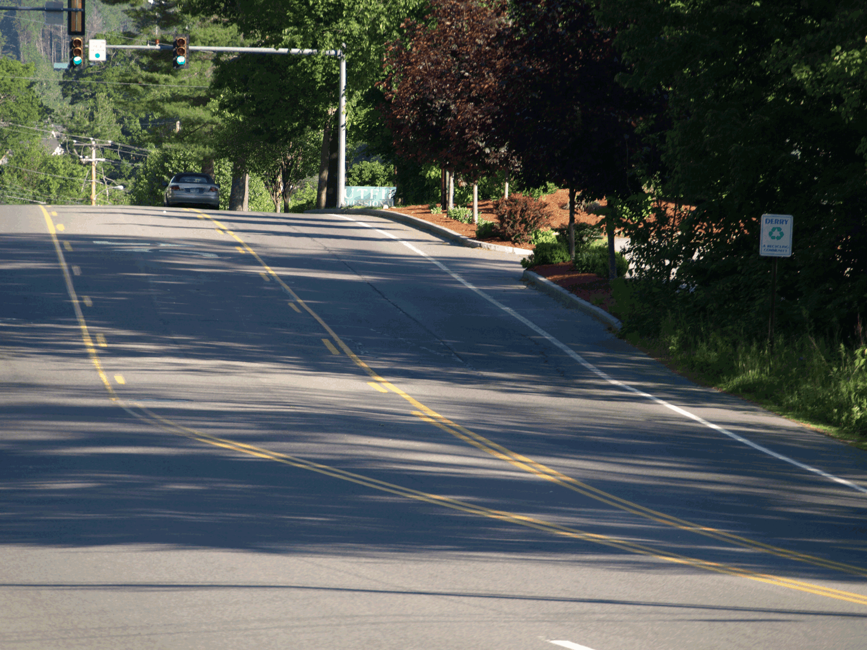 View down Birch Street (rt. 28) NW