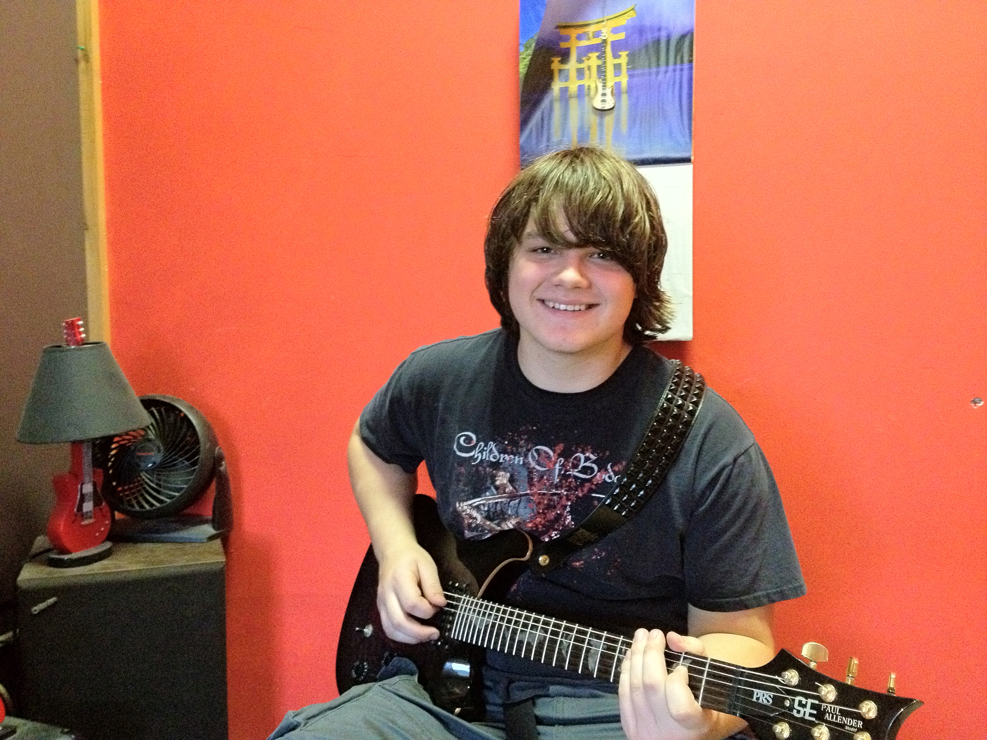 Jimmi on of our many guitar students