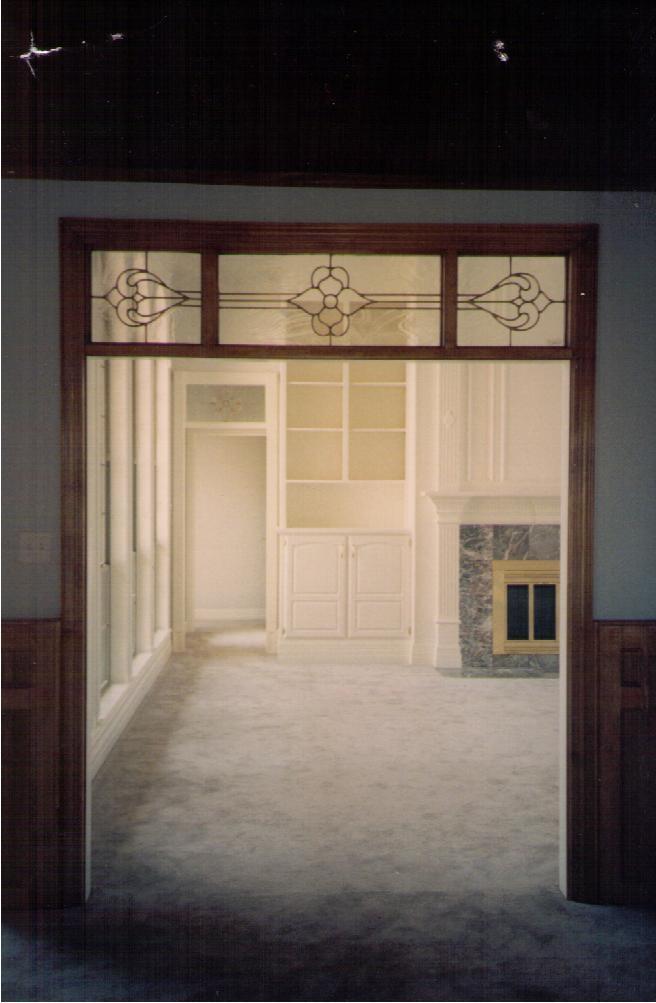 Leaded Glass Interior Transom