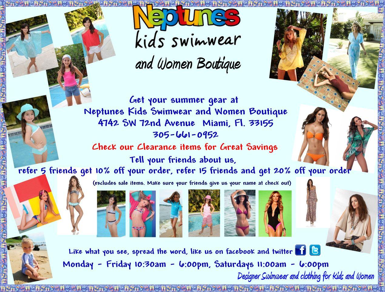 Neptunes Kids Swimwear & Women Boutique