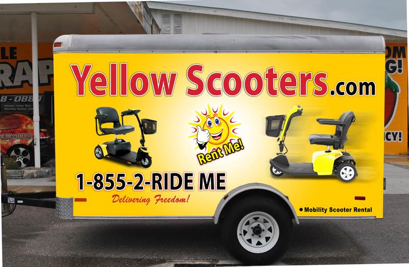 Anyone need a Yellow Scooter?