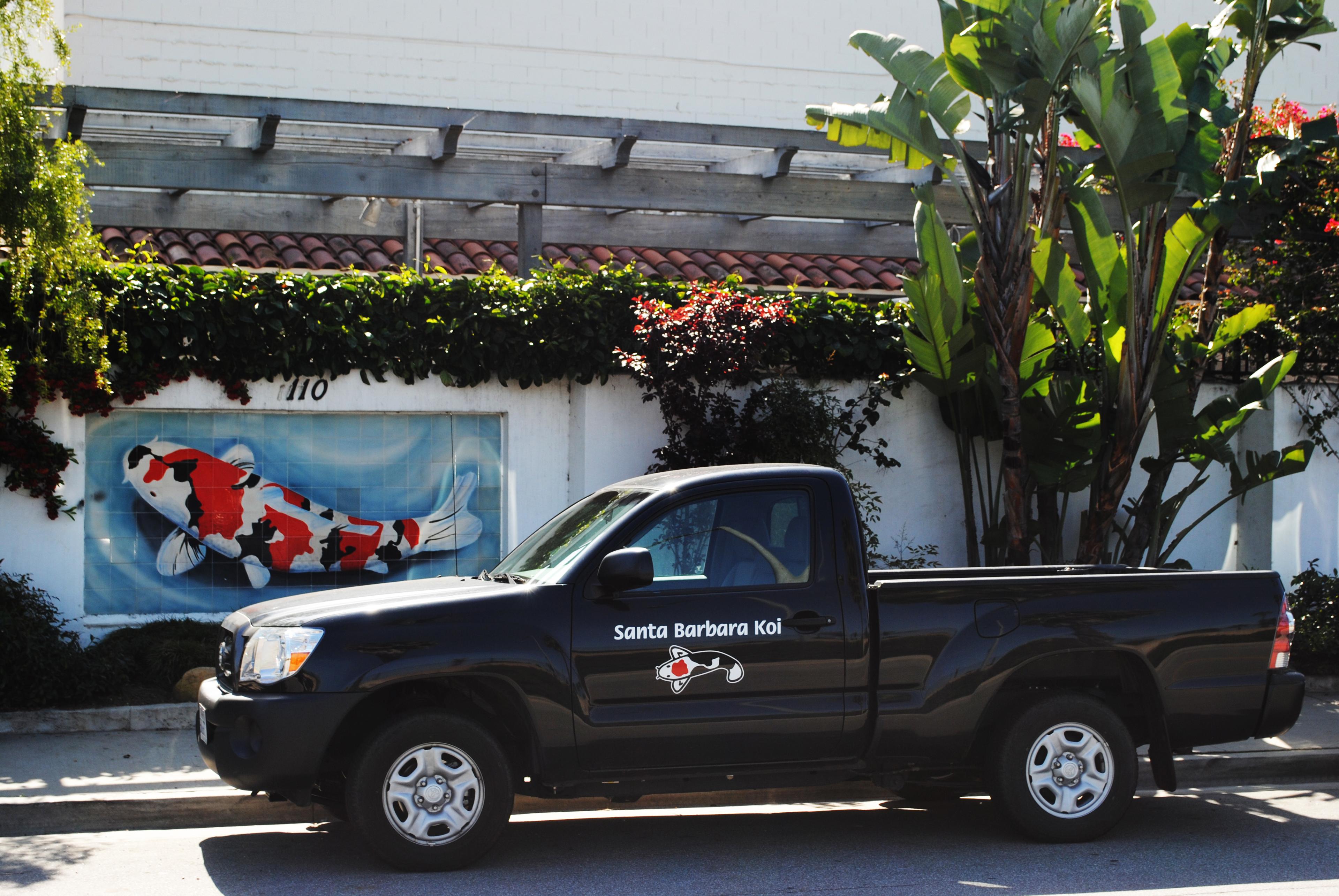 Storefront + company truck