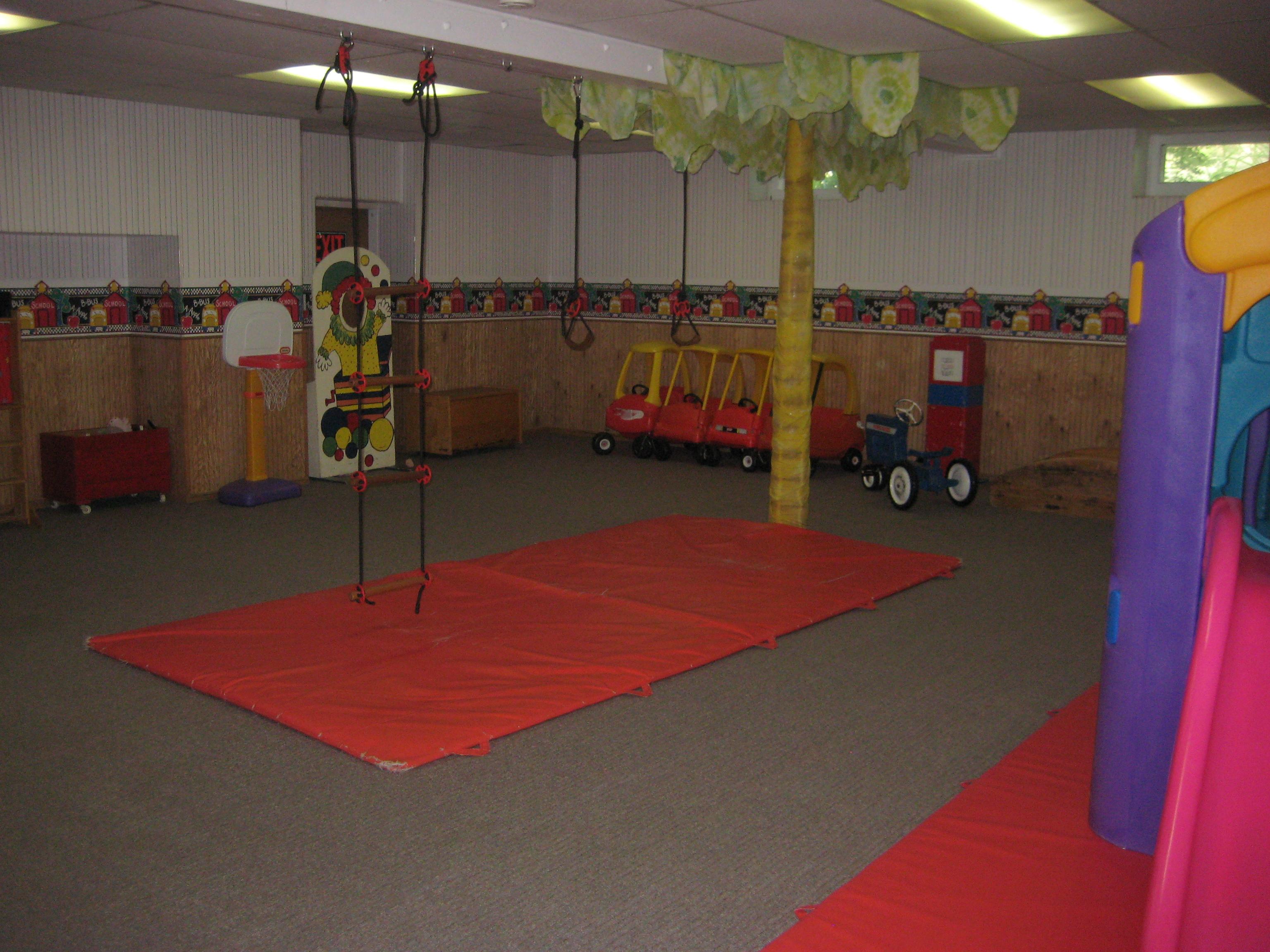 Downstairs Playarea, Large motor skills