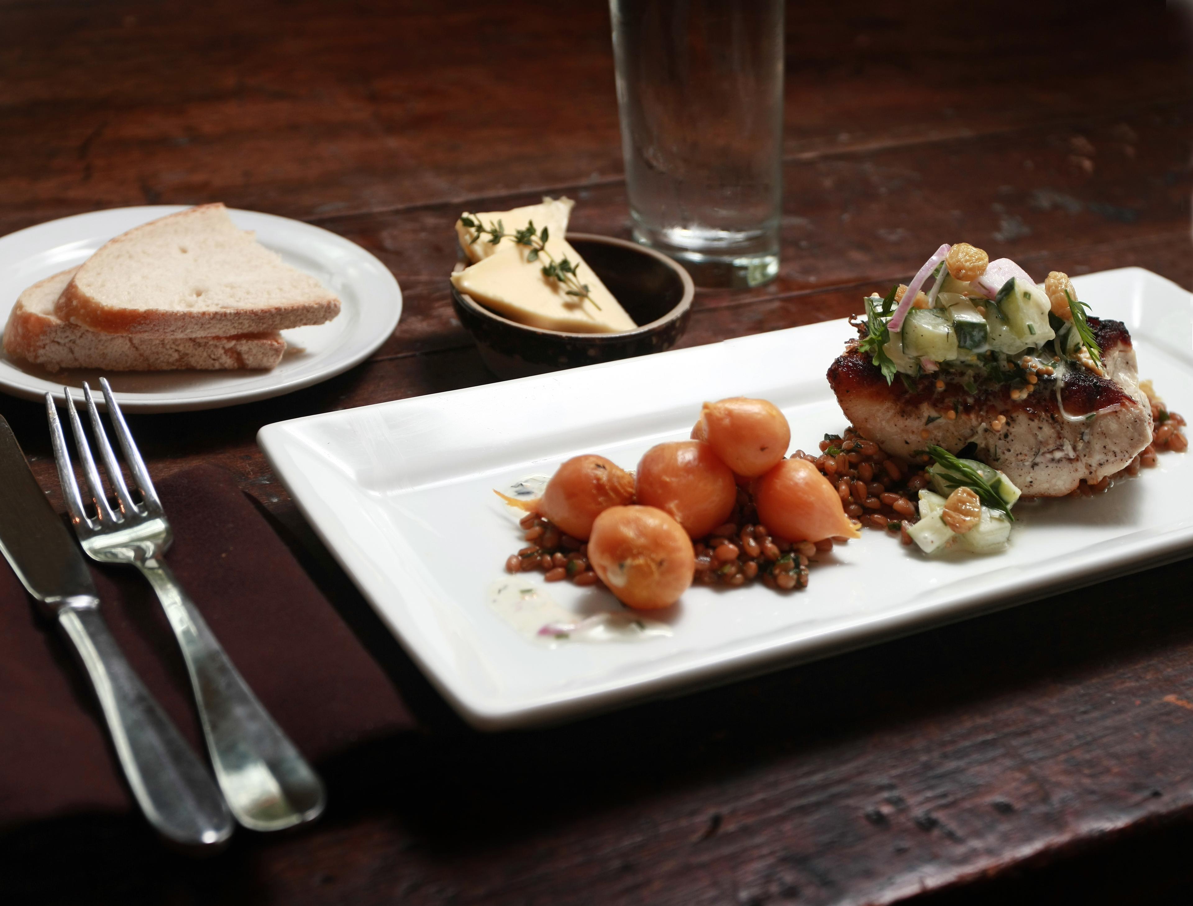 Porkchops & Wheatberries