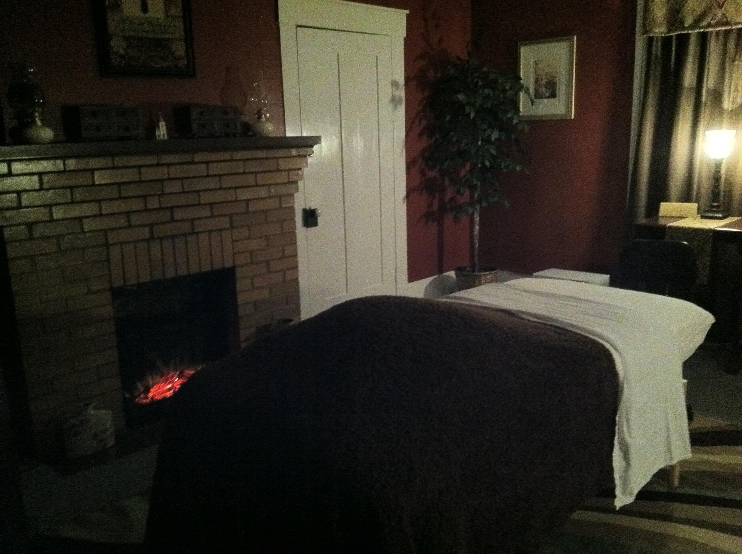 treatment room at Massage Corydon