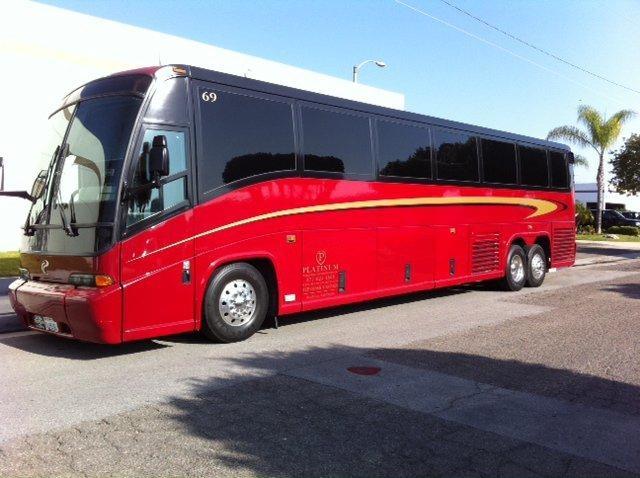 Red Velvet 50-55 Passenger MCI Party Bus