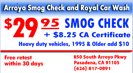 Arroyo Smog Check and Royal Car Wash