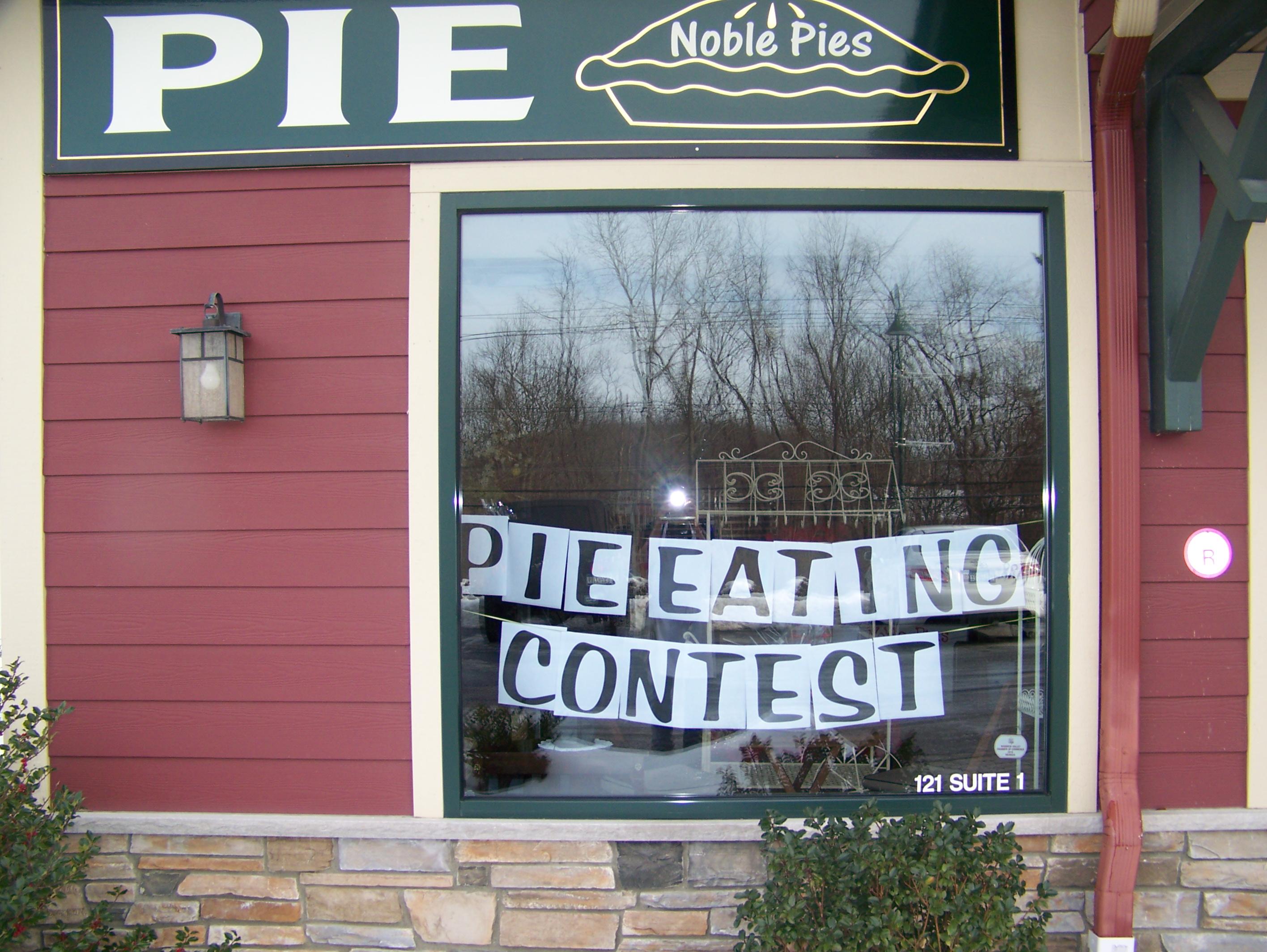 Come to Our Pie Eating Contests!