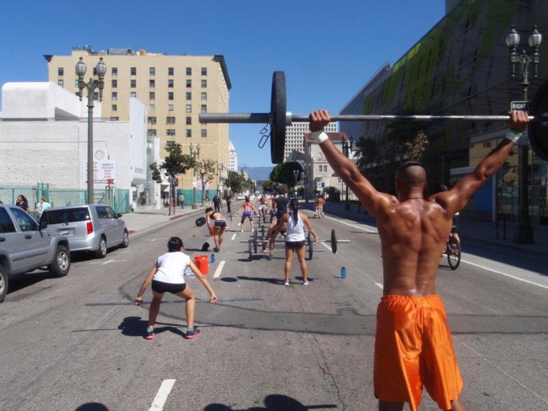 crossfit downtown la street