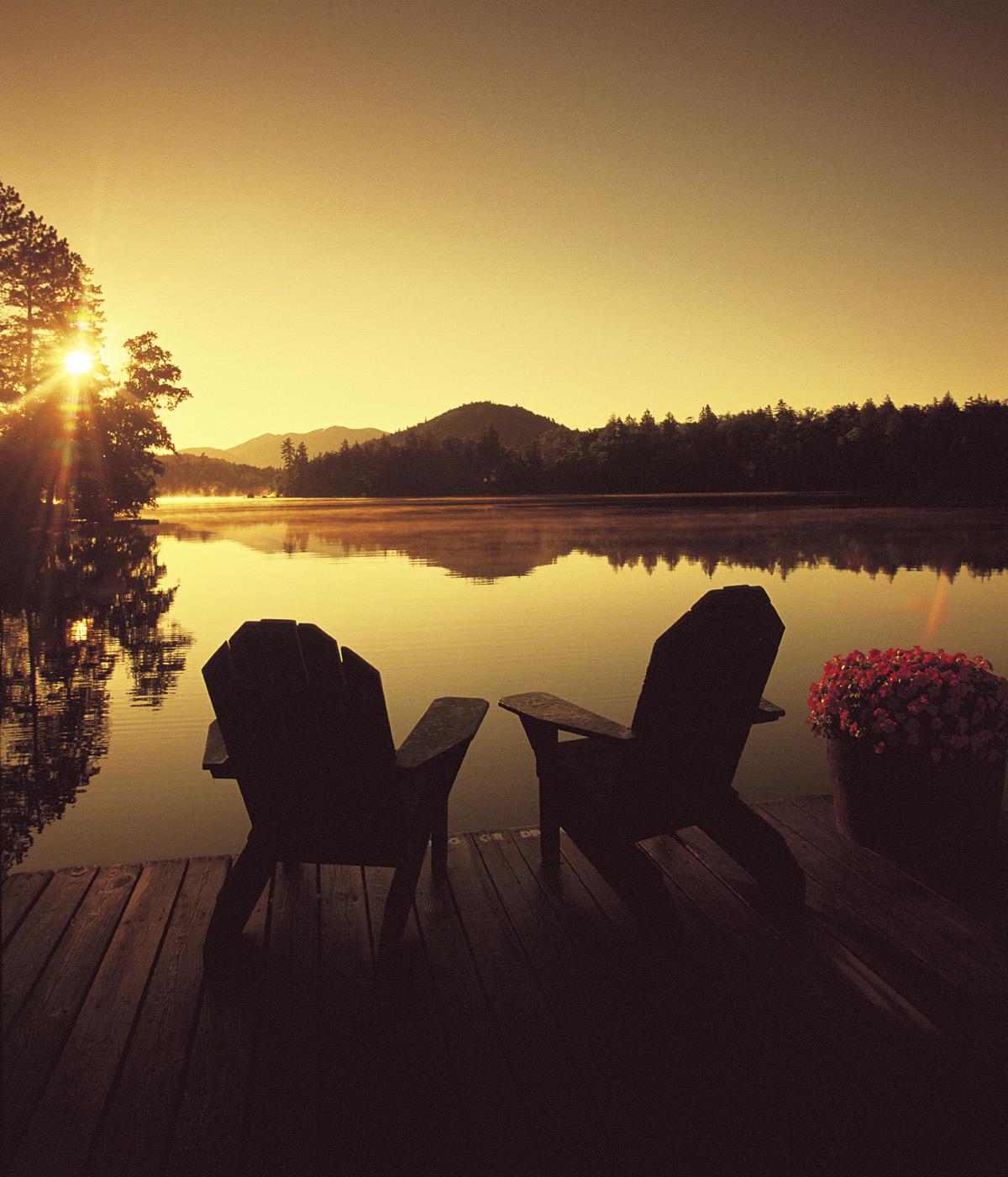 View from Mirror Lake Inn Dock