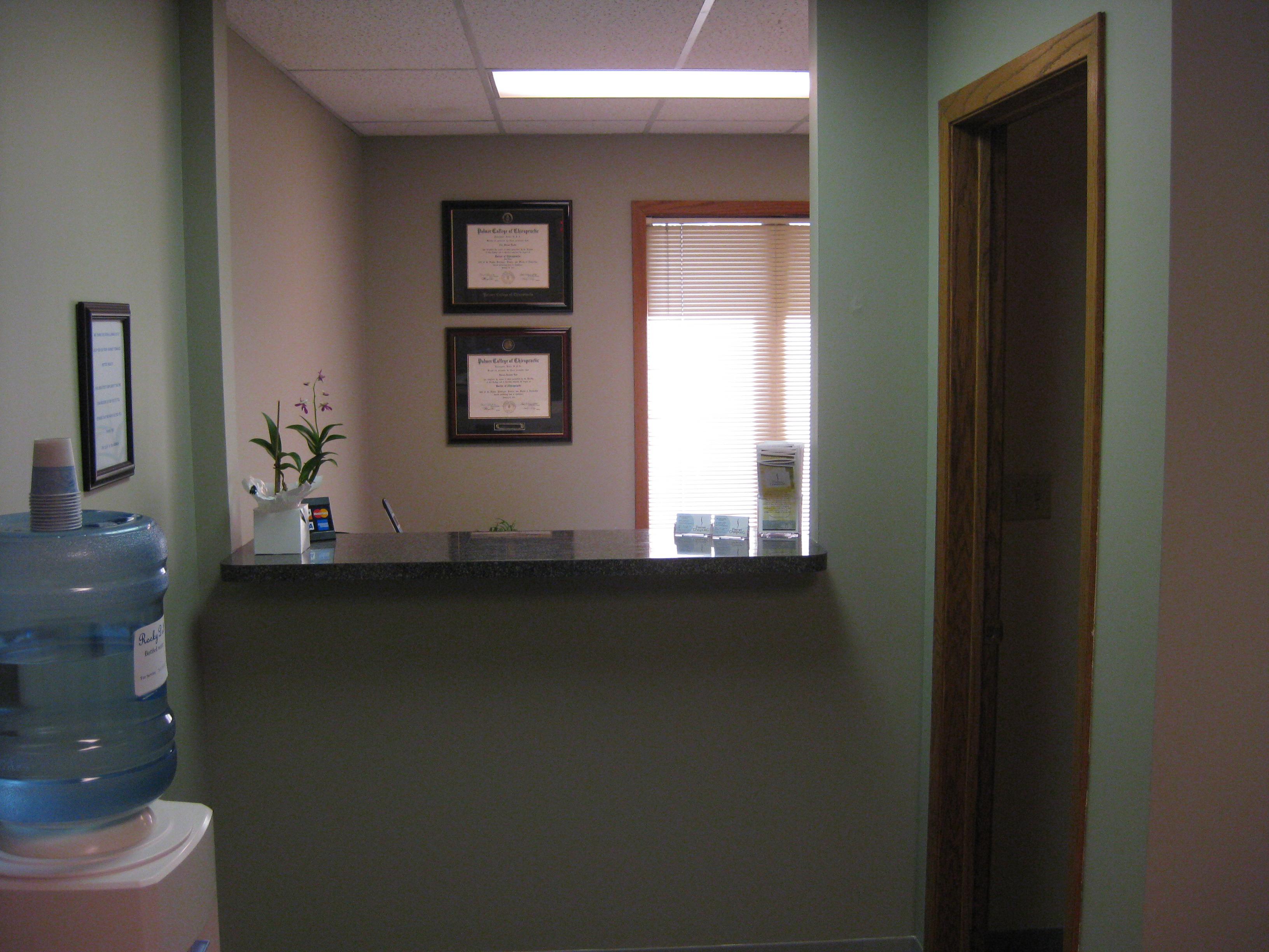 Davenport Chiropractic Front Office