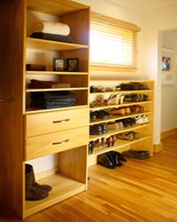 Closet Organizers and Systems - Maple Spice