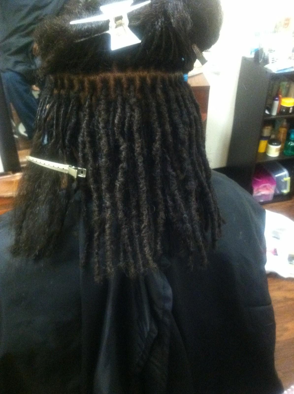 Loc Extensions on Short Hair