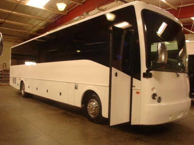 Great White 50-55 Passenger Party Bus with VIP Room