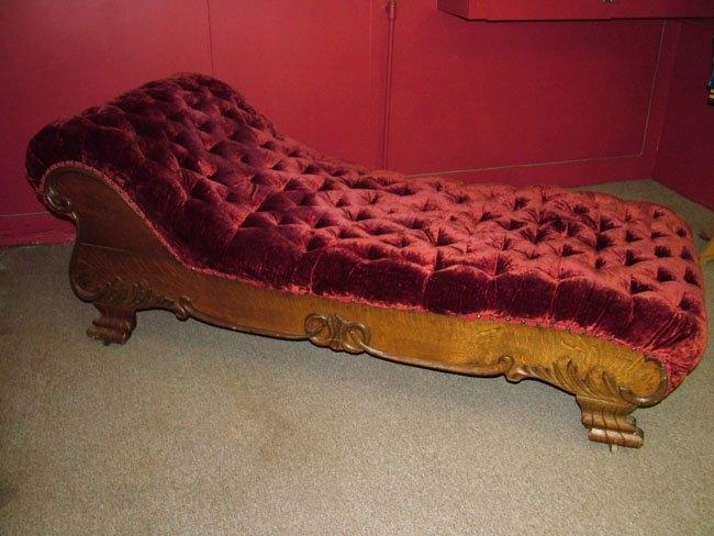 Late 19th century chaise lounge - all original