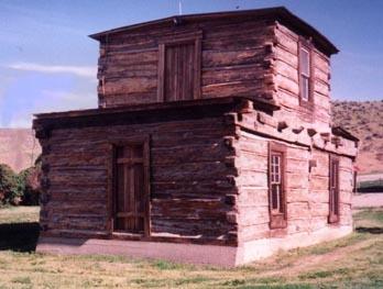 Mountain Man Jim Baker's Two Storey Cabin