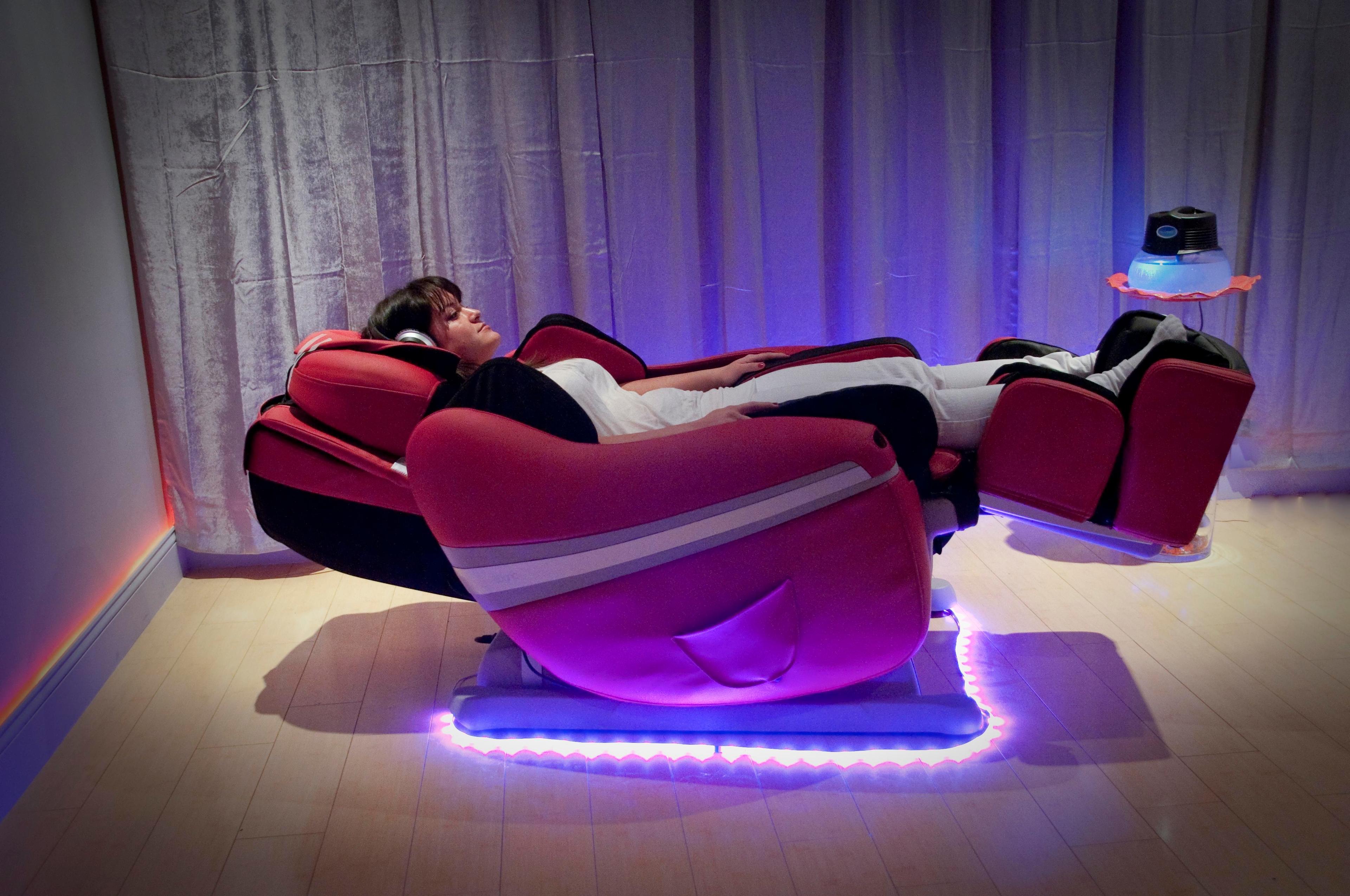 Total Relaxation in 'The World's Best Massage Chair"