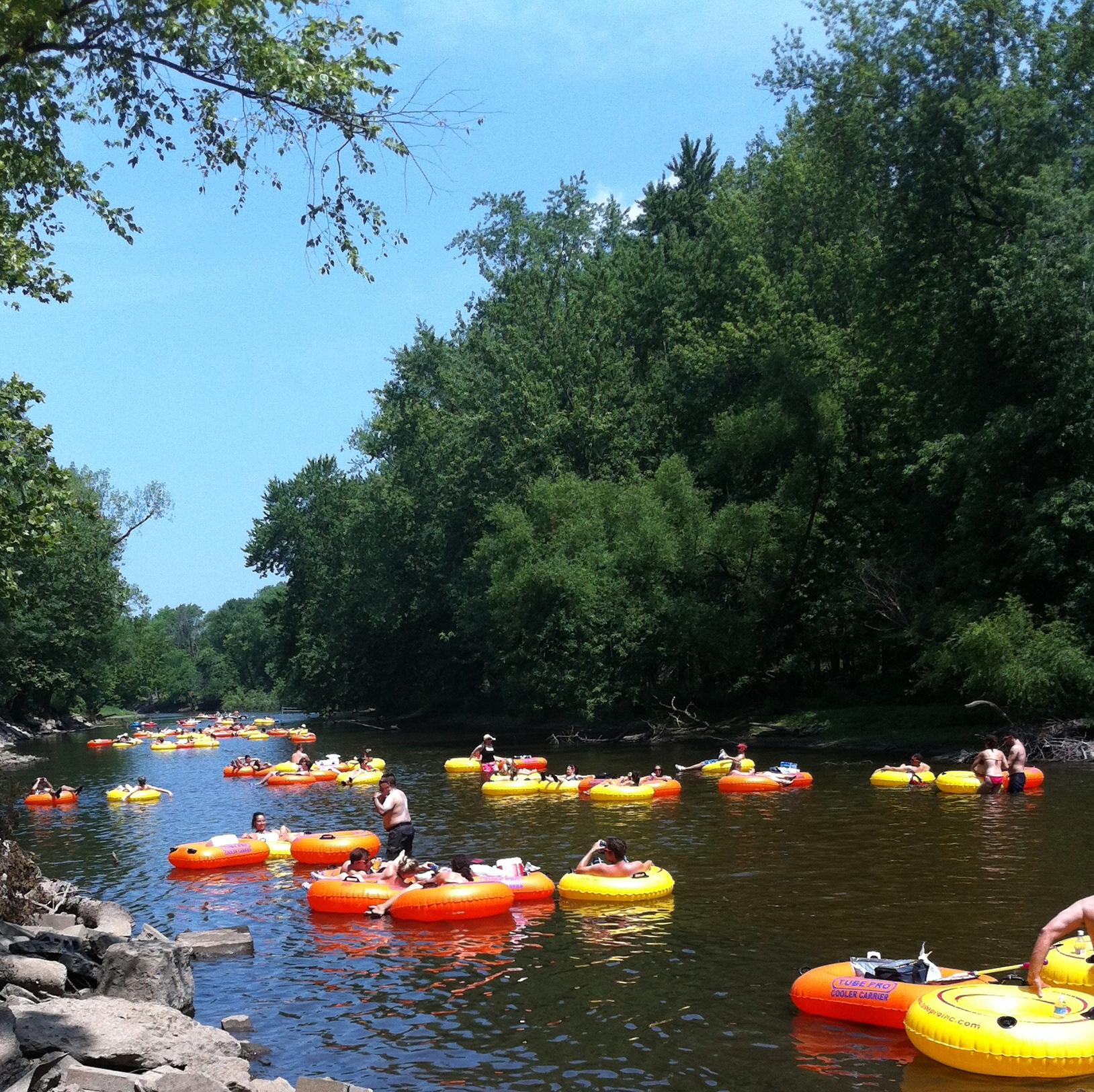 Tube with Riverside Rentals on the Tippecanoe River