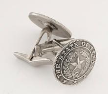 Lisa's Texas State Seal Cuff Links