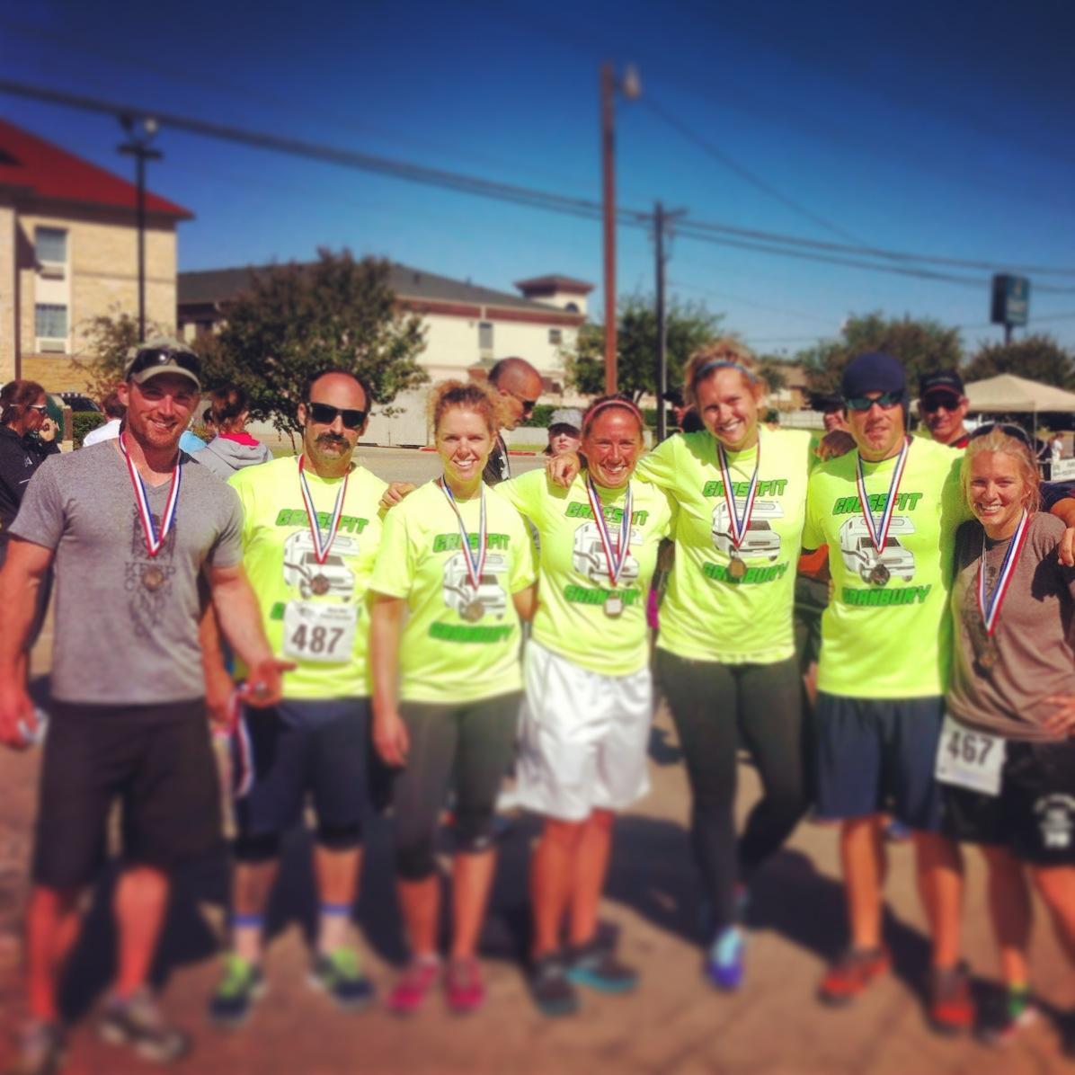 Some of the Crew after the Project Graduation 5K