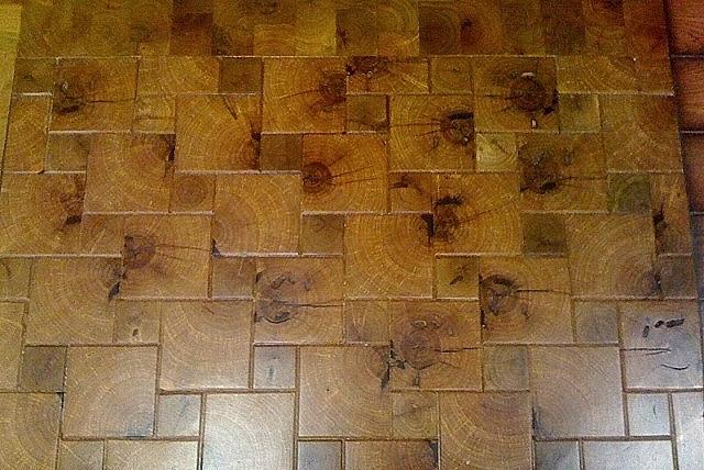 Mesquite endgrain