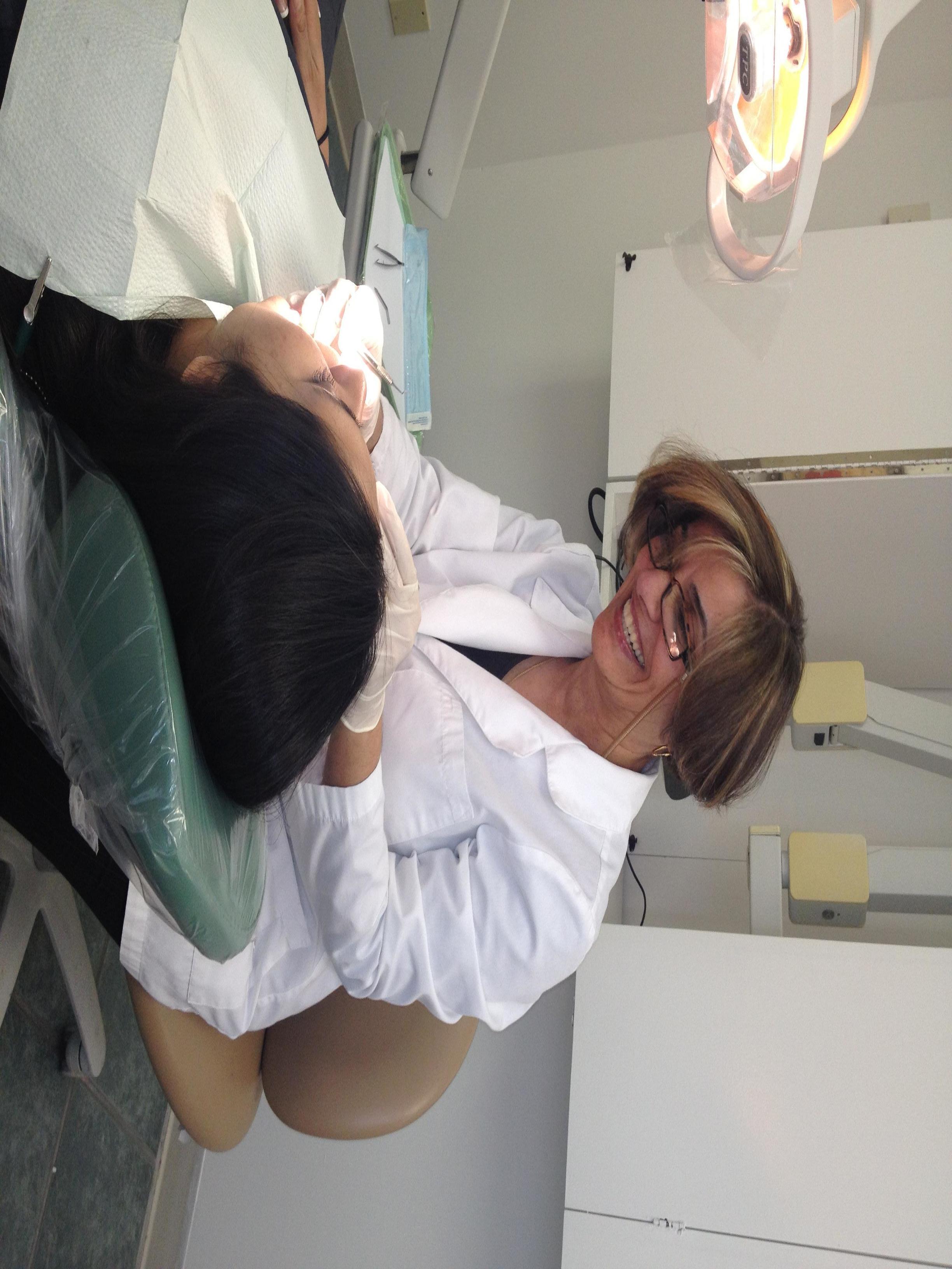 Homa Shahriari DDS with a happy patient