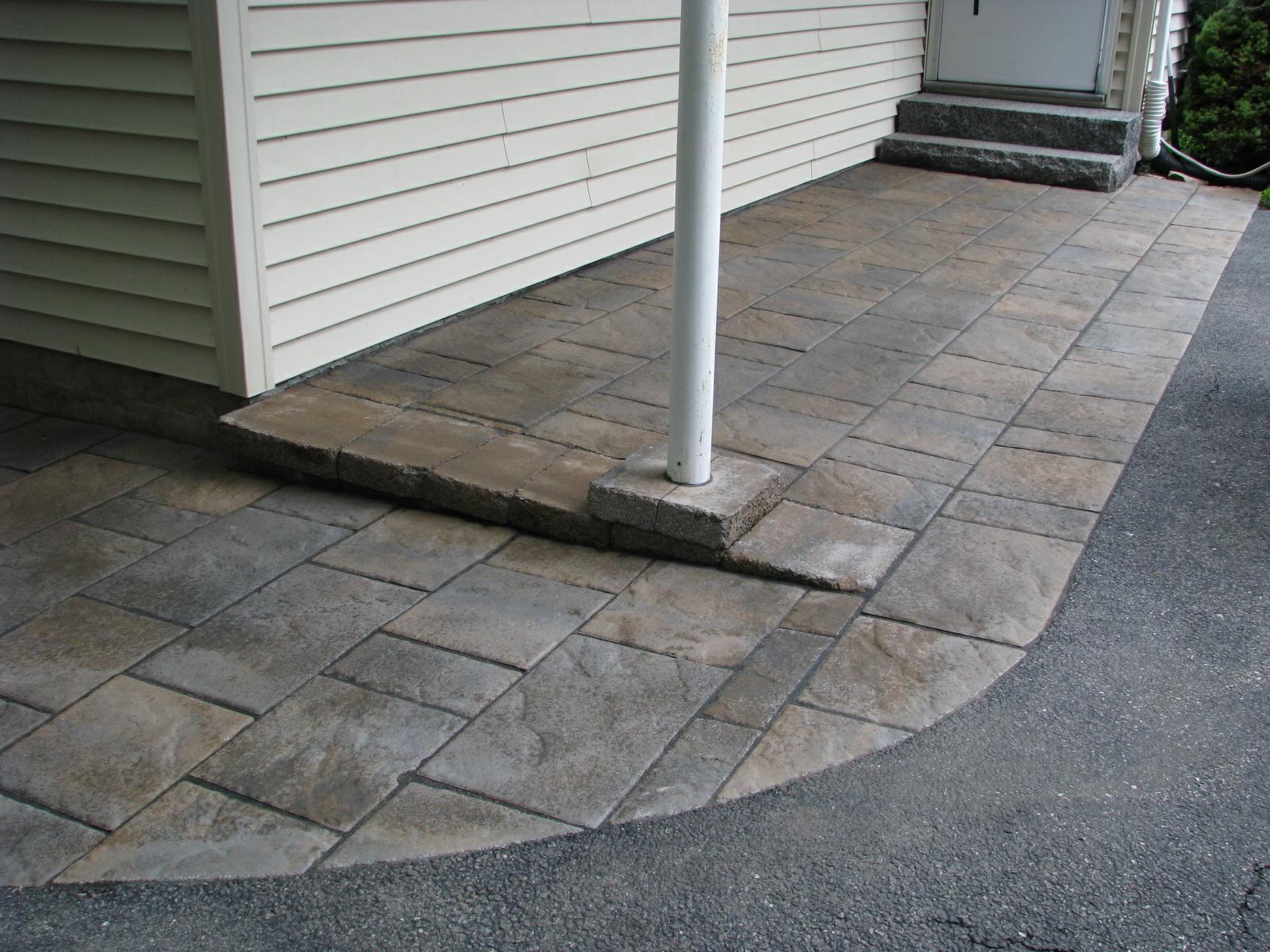 Paver Patio Entrance