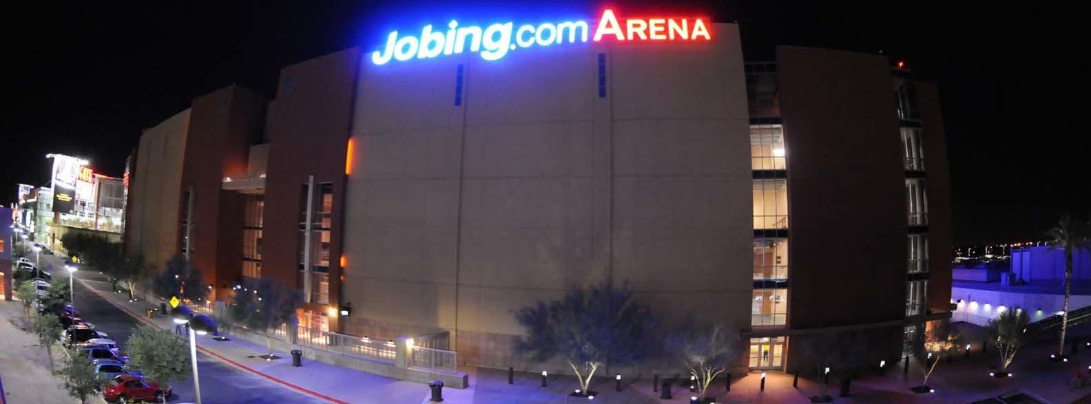 The Phoenix Coyotes play all home games at the Jobing.com Arena