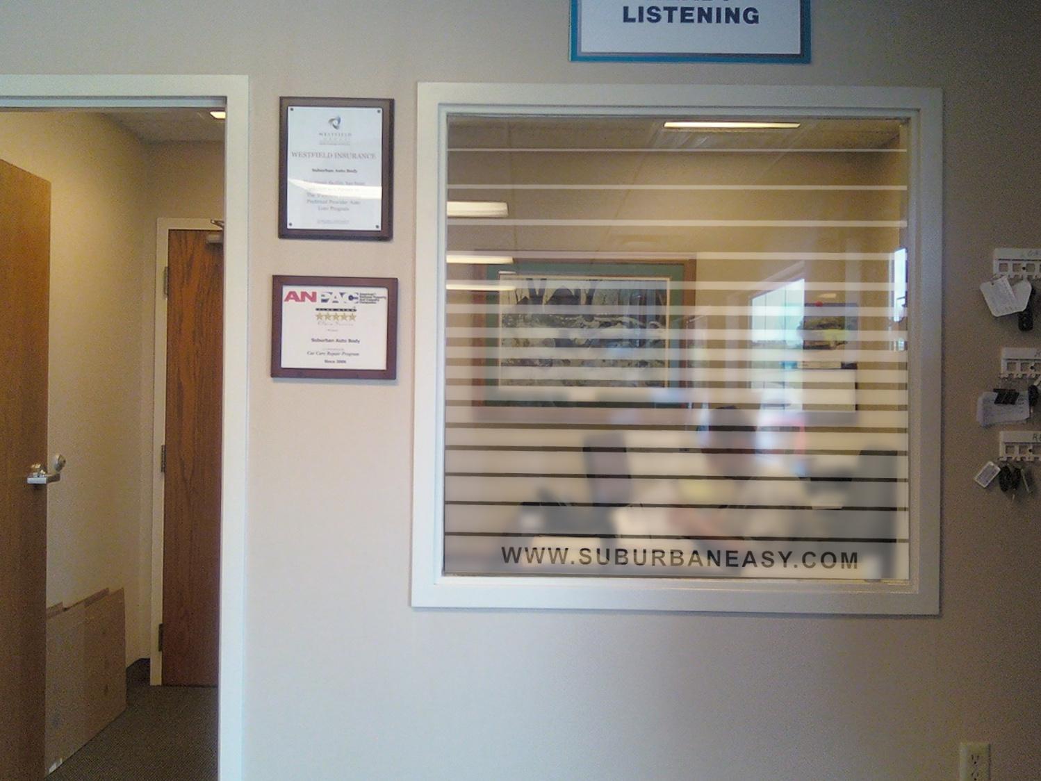 Frosted Office Walls & Windows