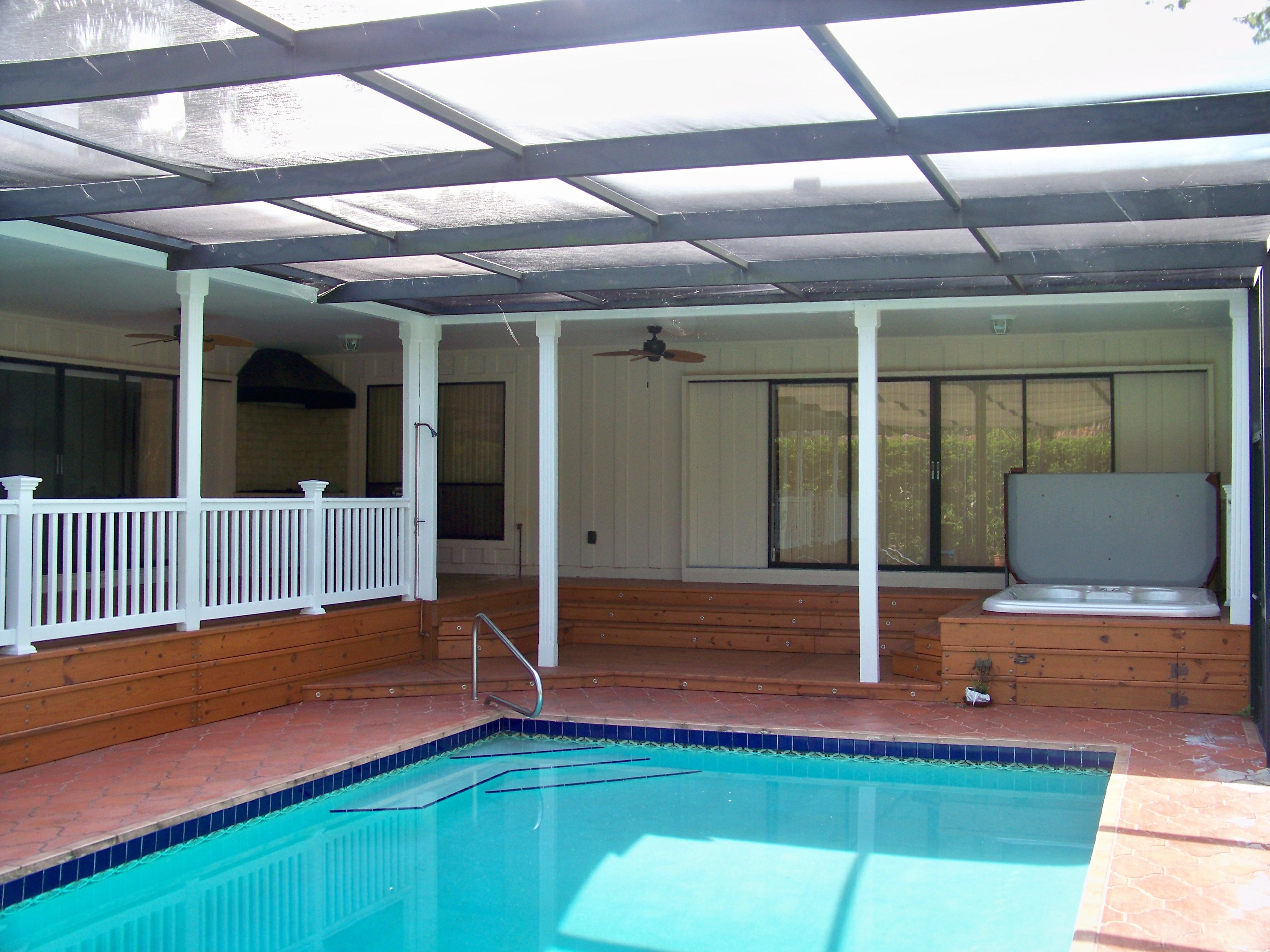 DECK REMODEL WITH HANDRAIL