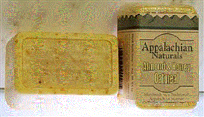 Appalachian Natural Soap Honey Almond Oatmeal