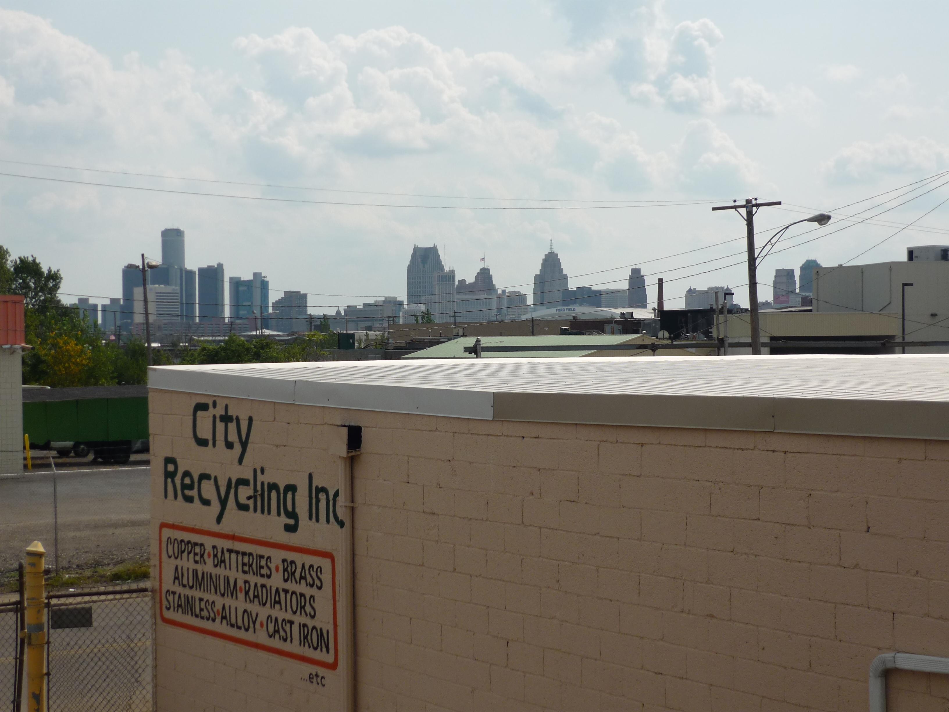 City Recycling in conveniently located near I-75, I-94 and Eastern Market