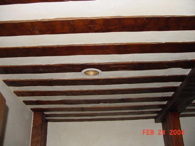 Ceiling Beam and Drywall