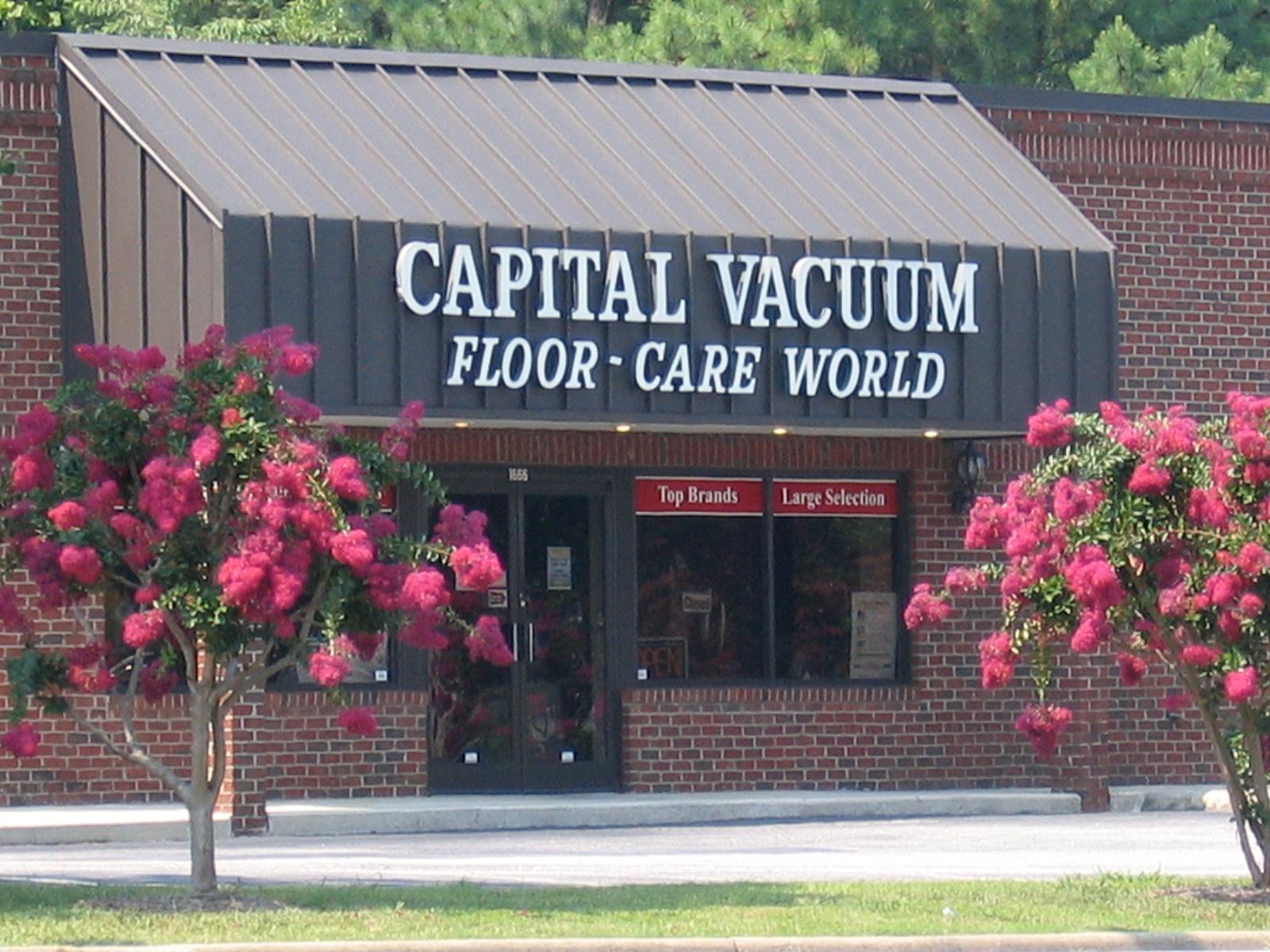 Visit us - Capital Vacuum in Raleigh, NC at 1666 North Market Dr. (919) 878-8530