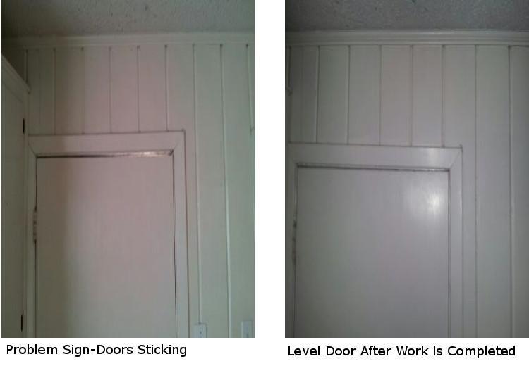 Doors Sticking Before/After