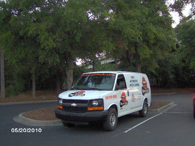 Pop-A-Lock Jacksonville Locksmith Van