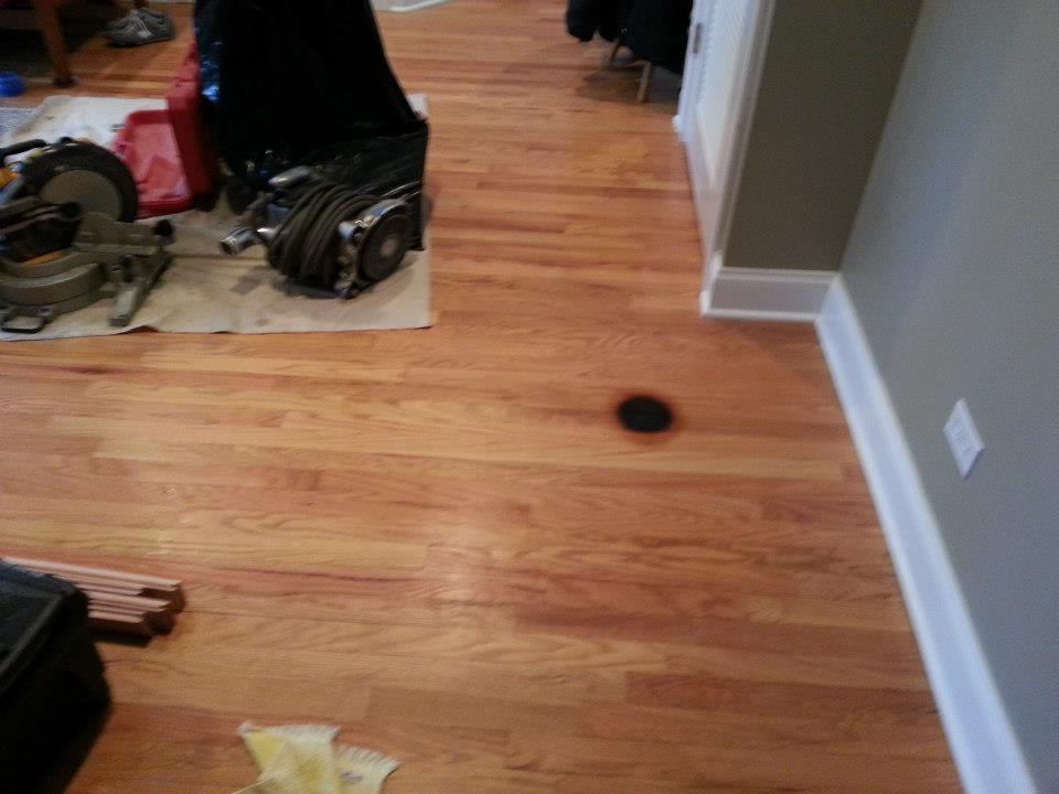 repair burned hardwood flooring